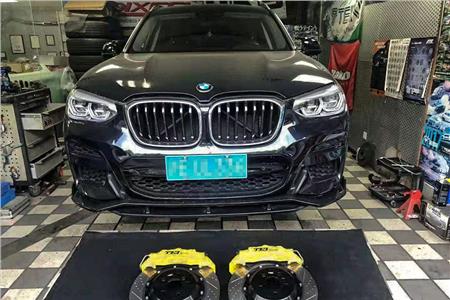 2021款BMW宝马X3刹车改装案例 升级改装TEI Racing-S60刹车套件