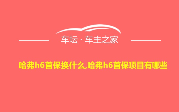 哈弗h6首保换什么,哈弗h6首保项目有哪些