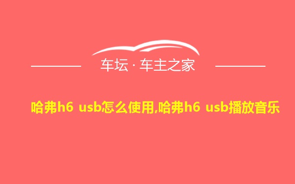 哈弗h6 usb怎么使用,哈弗h6 usb播放音乐