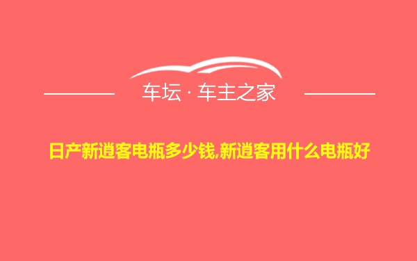 日产新逍客电瓶多少钱,新逍客用什么电瓶好