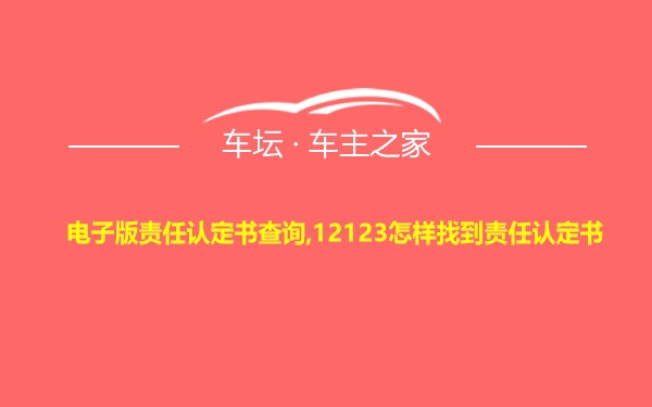 电子版责任认定书查询,12123怎样找到责任认定书