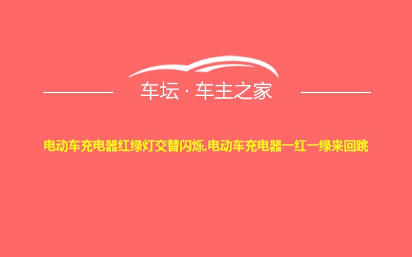 电动车充电器红绿灯交替闪烁,电动车充电器一红一绿来回跳