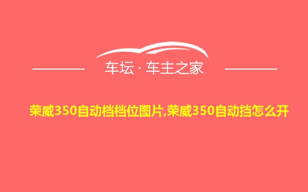 荣威350自动档档位图片,荣威350自动挡怎么开