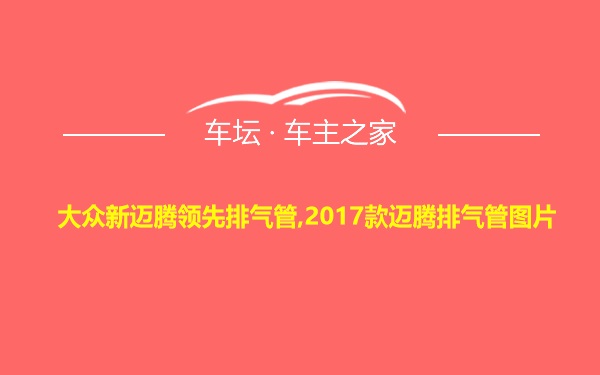 大众新迈腾领先排气管,2017款迈腾排气管图片