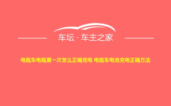 电瓶车电瓶第一次怎么正确充电 电瓶车电池充电正确方法