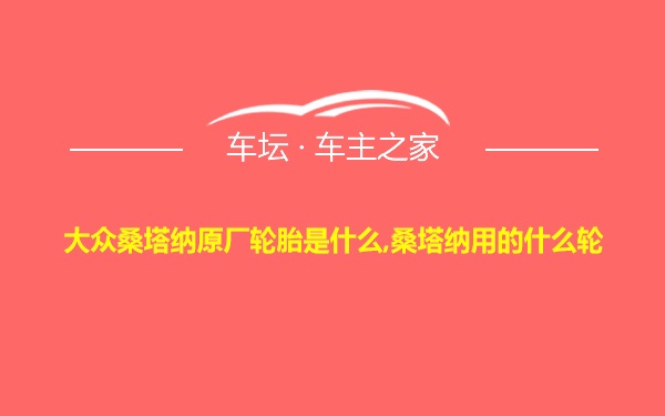 大众桑塔纳原厂轮胎是什么,桑塔纳用的什么轮