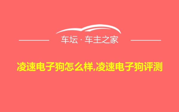 凌速电子狗怎么样,凌速电子狗评测