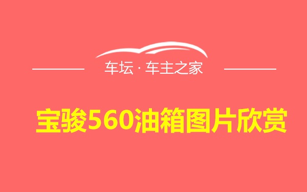 宝骏560油箱图片欣赏