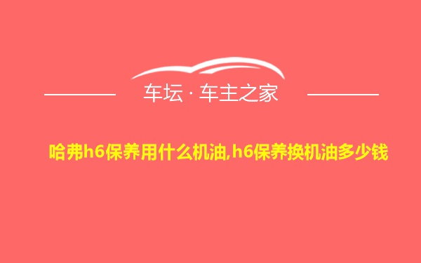 哈弗h6保养用什么机油,h6保养换机油多少钱