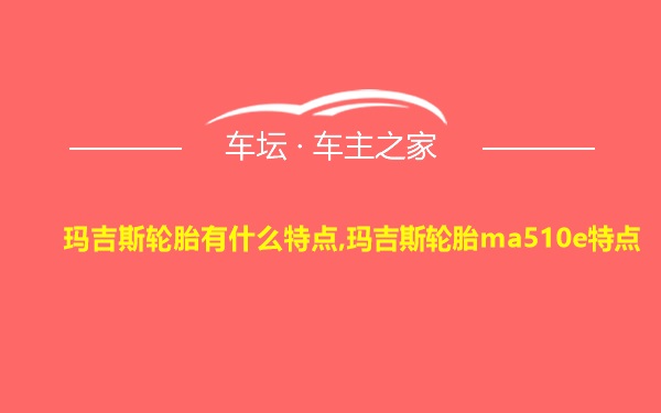 玛吉斯轮胎有什么特点,玛吉斯轮胎ma510e特点