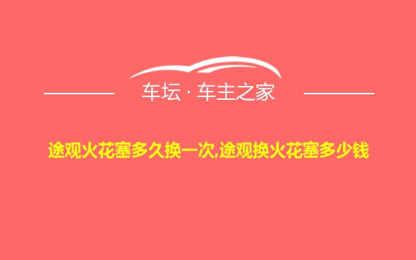 途观火花塞多久换一次,途观换火花塞多少钱