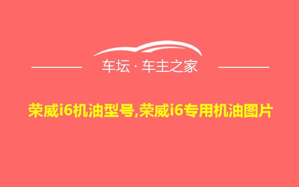 荣威i6机油型号,荣威i6专用机油图片