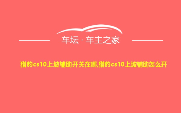 猎豹cs10上坡辅助开关在哪,猎豹cs10上坡辅助怎么开