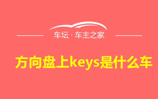 方向盘上keys是什么车