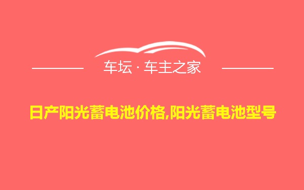 日产阳光蓄电池价格,阳光蓄电池型号