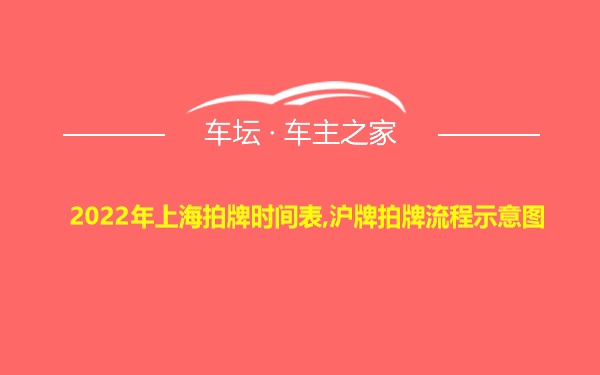 2022年上海拍牌时间表,沪牌拍牌流程示意图