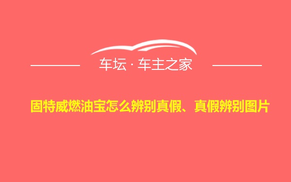 固特威燃油宝怎么辨别真假、真假辨别图片