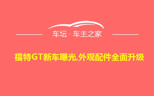 福特GT新车曝光,外观配件全面升级