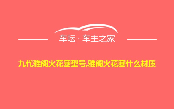 九代雅阁火花塞型号,雅阁火花塞什么材质