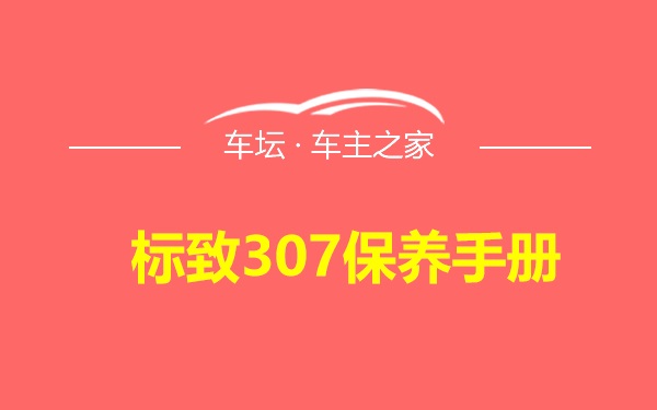 标致307保养手册