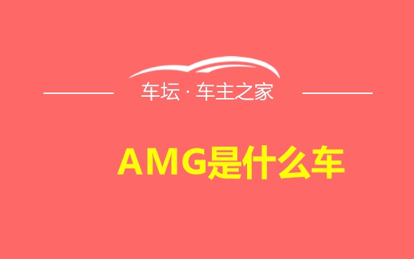 AMG是什么车