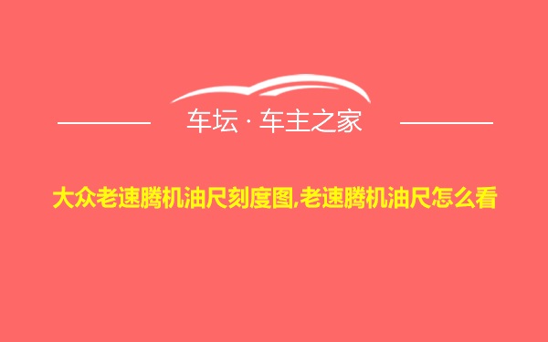 大众老速腾机油尺刻度图,老速腾机油尺怎么看