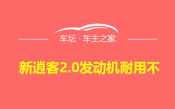 新逍客2.0发动机耐用不