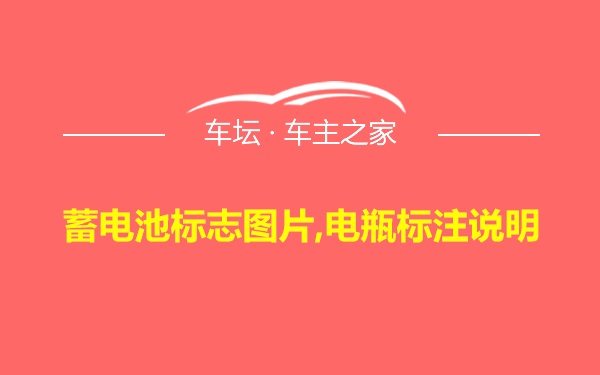 蓄电池标志图片,电瓶标注说明