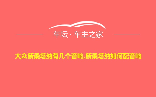 大众新桑塔纳有几个音响,新桑塔纳如何配音响