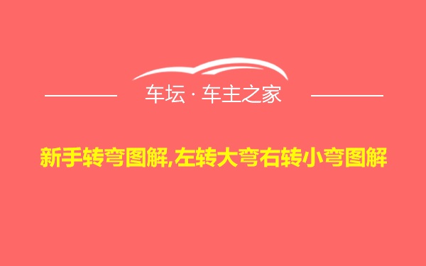 新手转弯图解,左转大弯右转小弯图解