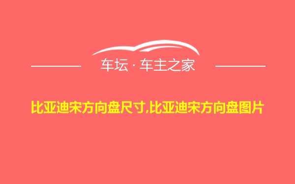 比亚迪宋方向盘尺寸,比亚迪宋方向盘图片