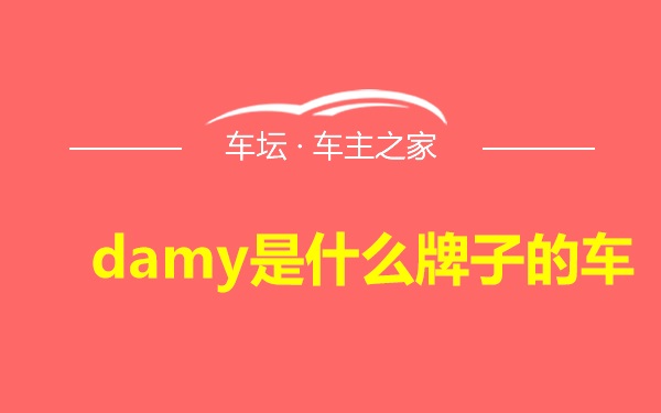 damy是什么牌子的车