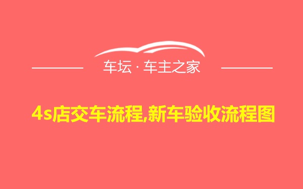 4s店交车流程,新车验收流程图