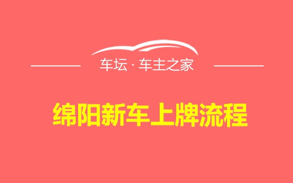 绵阳新车上牌流程