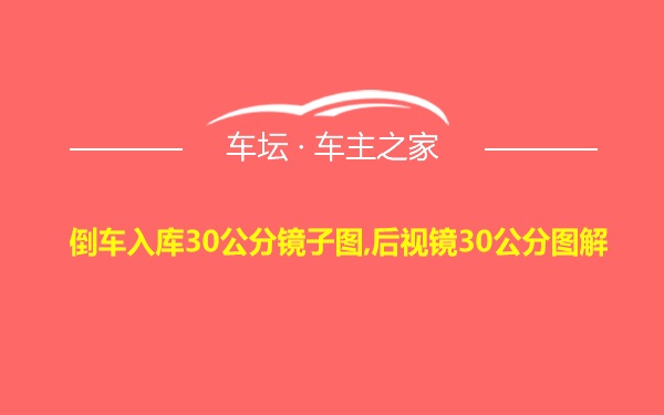 倒车入库30公分镜子图,后视镜30公分图解