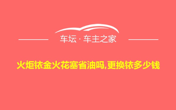 火炬铱金火花塞省油吗,更换铱多少钱