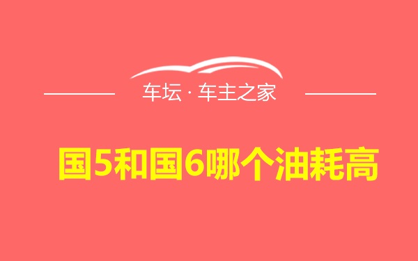 国5和国6哪个油耗高