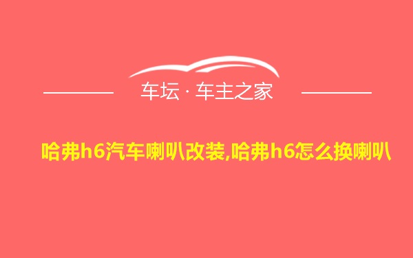 哈弗h6汽车喇叭改装,哈弗h6怎么换喇叭