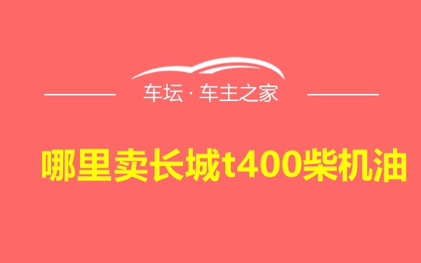 哪里卖长城t400柴机油