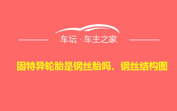 固特异轮胎是钢丝胎吗、钢丝结构图