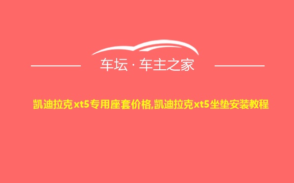 凯迪拉克xt5专用座套价格,凯迪拉克xt5坐垫安装教程