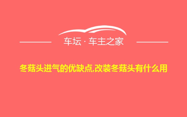 冬菇头进气的优缺点,改装冬菇头有什么用