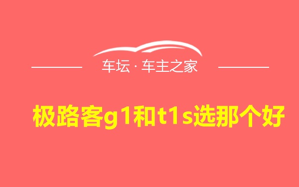 极路客g1和t1s选那个好