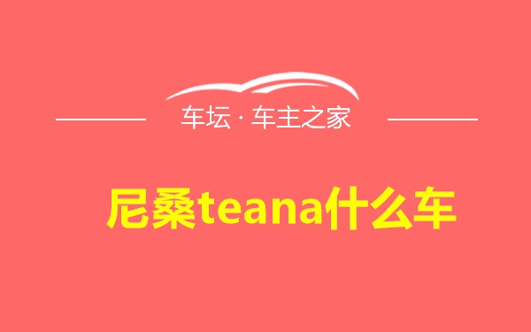 尼桑teana什么车