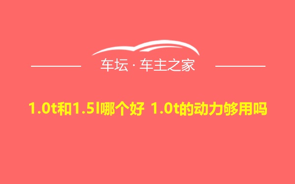 1.0t和1.5l哪个好 1.0t的动力够用吗