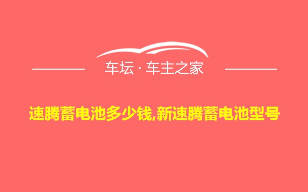 速腾蓄电池多少钱,新速腾蓄电池型号