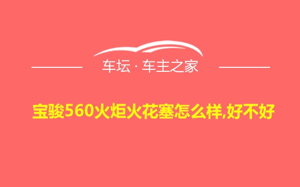 宝骏560火炬火花塞怎么样,好不好