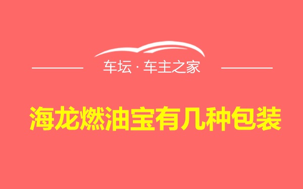 海龙燃油宝有几种包装