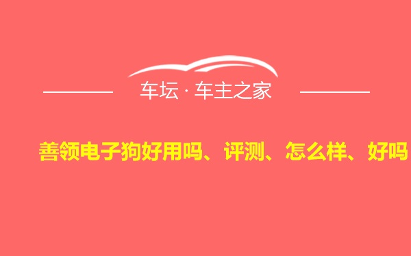 善领电子狗好用吗、评测、怎么样、好吗