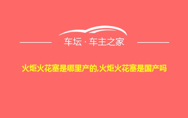 火炬火花塞是哪里产的,火炬火花塞是国产吗